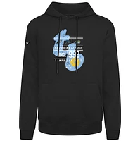 Sweat à capuche noir effet vieilli Podium Acumen pour homme de la collection Cooperstown des Rays Tampa Bay Levelwear