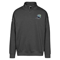 Men's Levelwear  Black Tampa Bay Rays Cooperstown Collection Murray Quarter-Zip Sweatshirt
