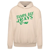 Sweat à capuche kaki Tampa Bay Rays pour homme de Levelwear la Saint-Patrick