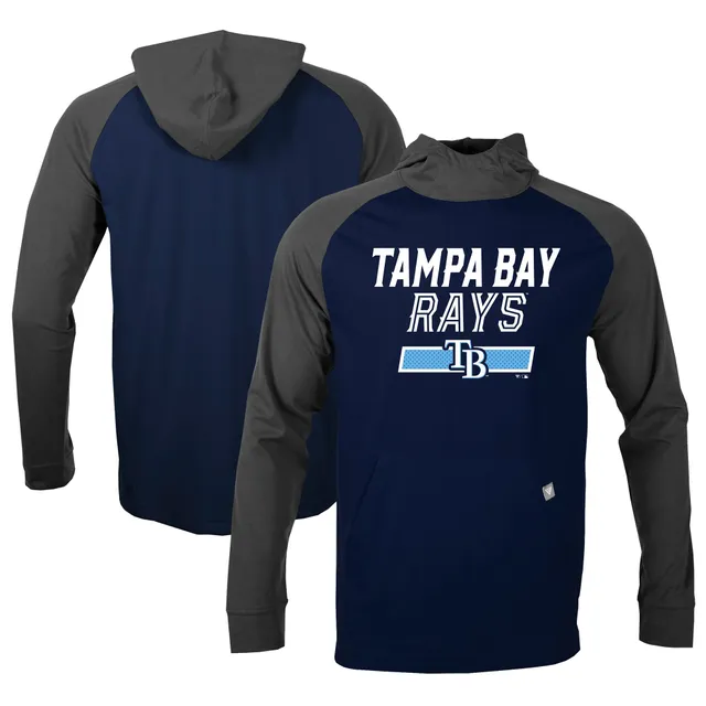 Lids Tampa Bay Rays Jersey Pullover Muscle Hoodie - Navy