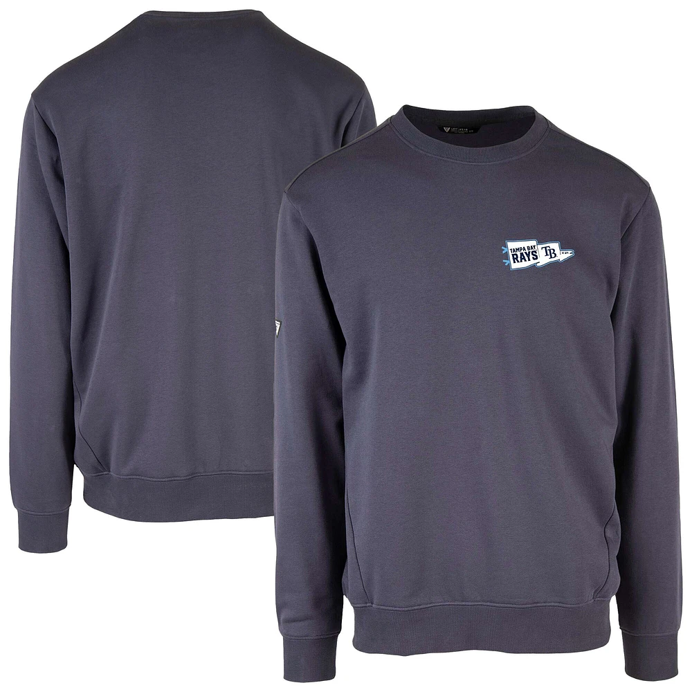Men's Levelwear  Navy Tampa Bay Rays Zane Rafters Pullover Sweatshirt