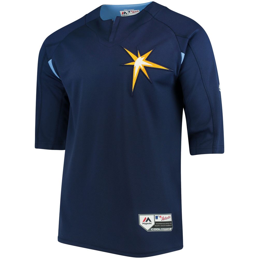 Tampa Bay Rays Majestic Official Cool Base Jersey - Light Blue