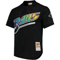 Men's Mitchell & Ness Wade Boggs Black Tampa Bay Rays Cooperstown Collection 1991 Mesh Batting Practice Jersey