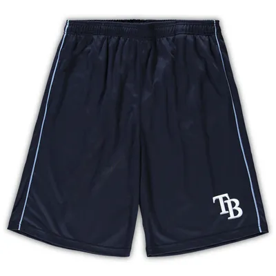Tampa Bay Rays Big & Tall Mesh Shorts - Navy