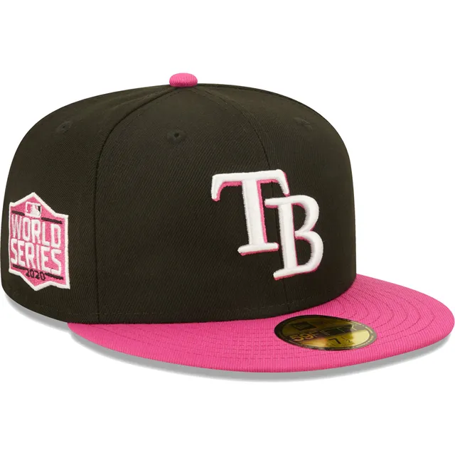 Lids Tampa Bay Rays New Era 2020 World Series Passion 59FIFTY Fitted Hat -  Black/Pink