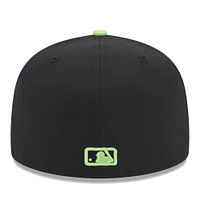 Casquette ajustée 59FIFTY Tampa Bay Rays 2024 City Connect New Era pour homme, noire