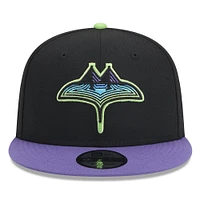 Casquette Snapback 9FIFTY Tampa Bay Rays 2024 City Connect New Era noire pour homme