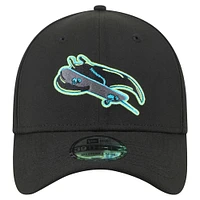 Men's New Era Black Tampa Bay Rays City Connect 39THIRTY Flex Hat