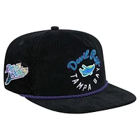 Casquette de golf ajustable en velours côtelé Full Circle des Tampa Bay Rays de New Era pour homme