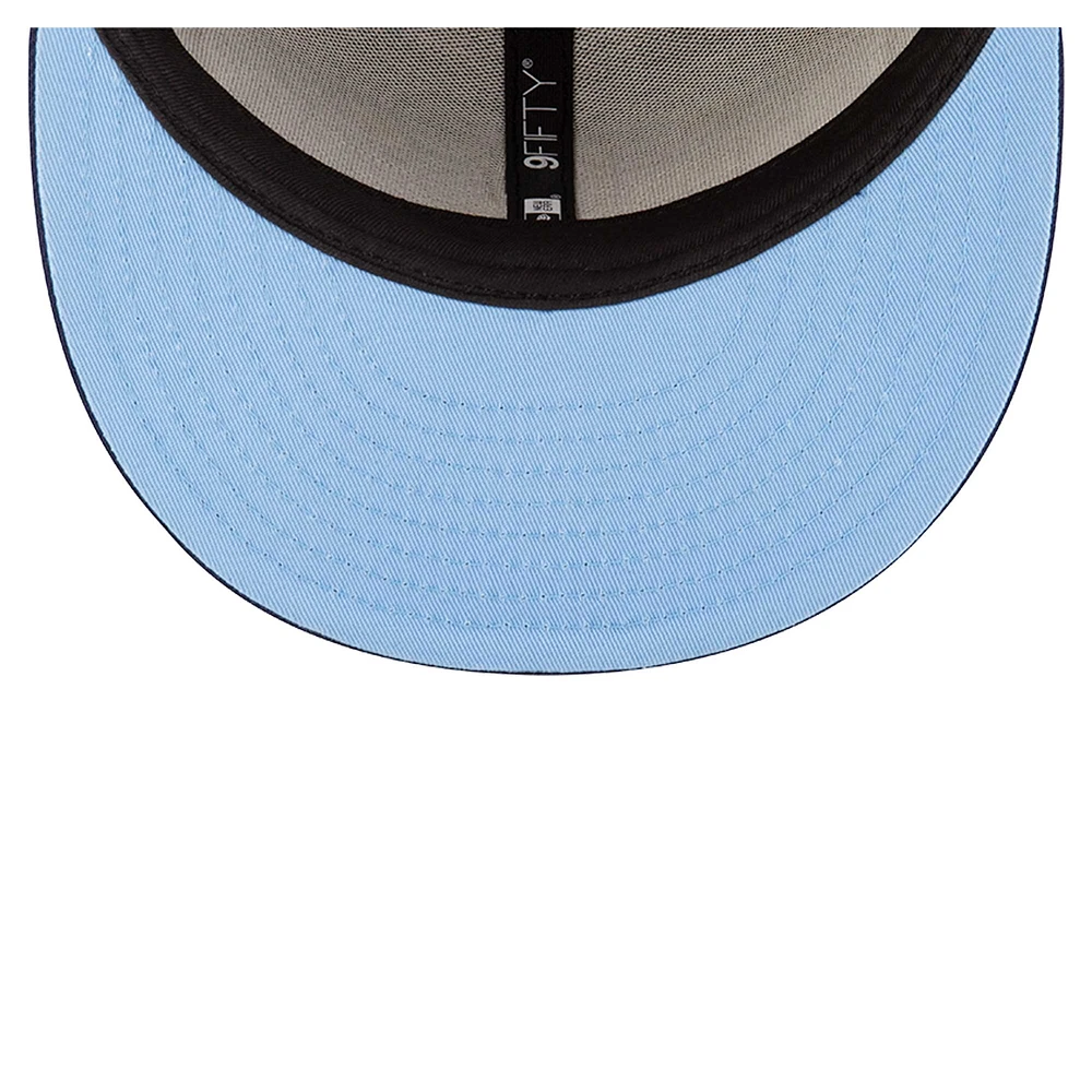 Men's New Era Black Tampa Bay Rays Splatter 9FIFTY Snapback Hat