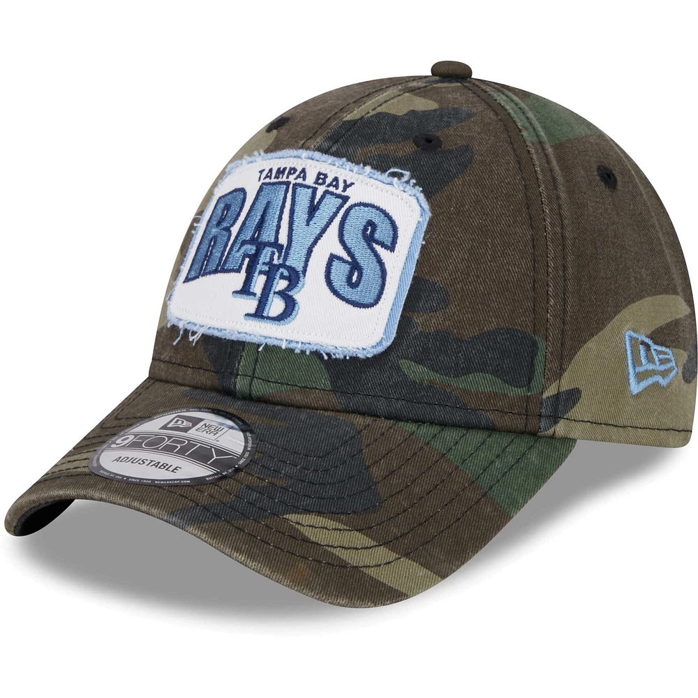 Men's New Era Camo Tampa Bay Rays Gameday 9FORTY Adjustable Hat