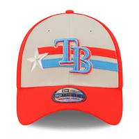 Casquette flexible 39THIRTY du match des étoiles de la MLB 2024 Rays Tampa Bay New Era pour hommes, crème