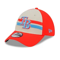 Casquette flexible 39THIRTY du match des étoiles de la MLB 2024 Rays Tampa Bay New Era pour hommes, crème