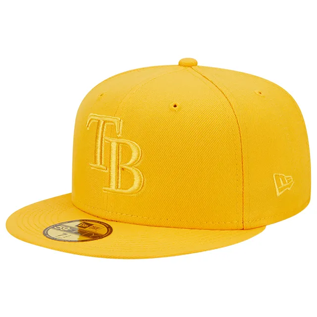 Tampa Bay Rays New Era Two-Tone Yellow 59FIFTY Fitted Hat