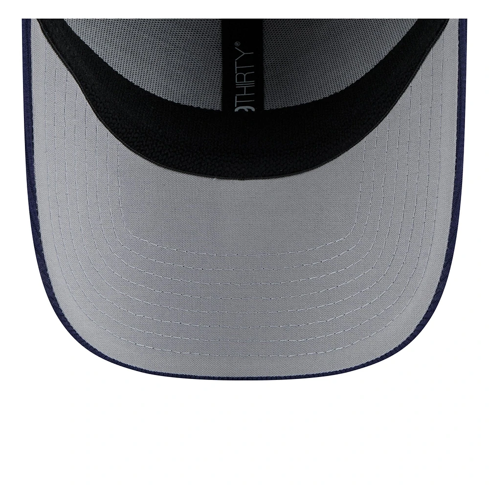 Men's New Era  Gray/Navy Tampa Bay Rays 2025 Batting Practice 39THIRTY Flex Hat