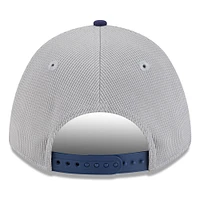 Men's New Era  Gray/Navy Tampa Bay Rays 2025 Batting Practice 9FORTY M-Crown Adjustable Hat