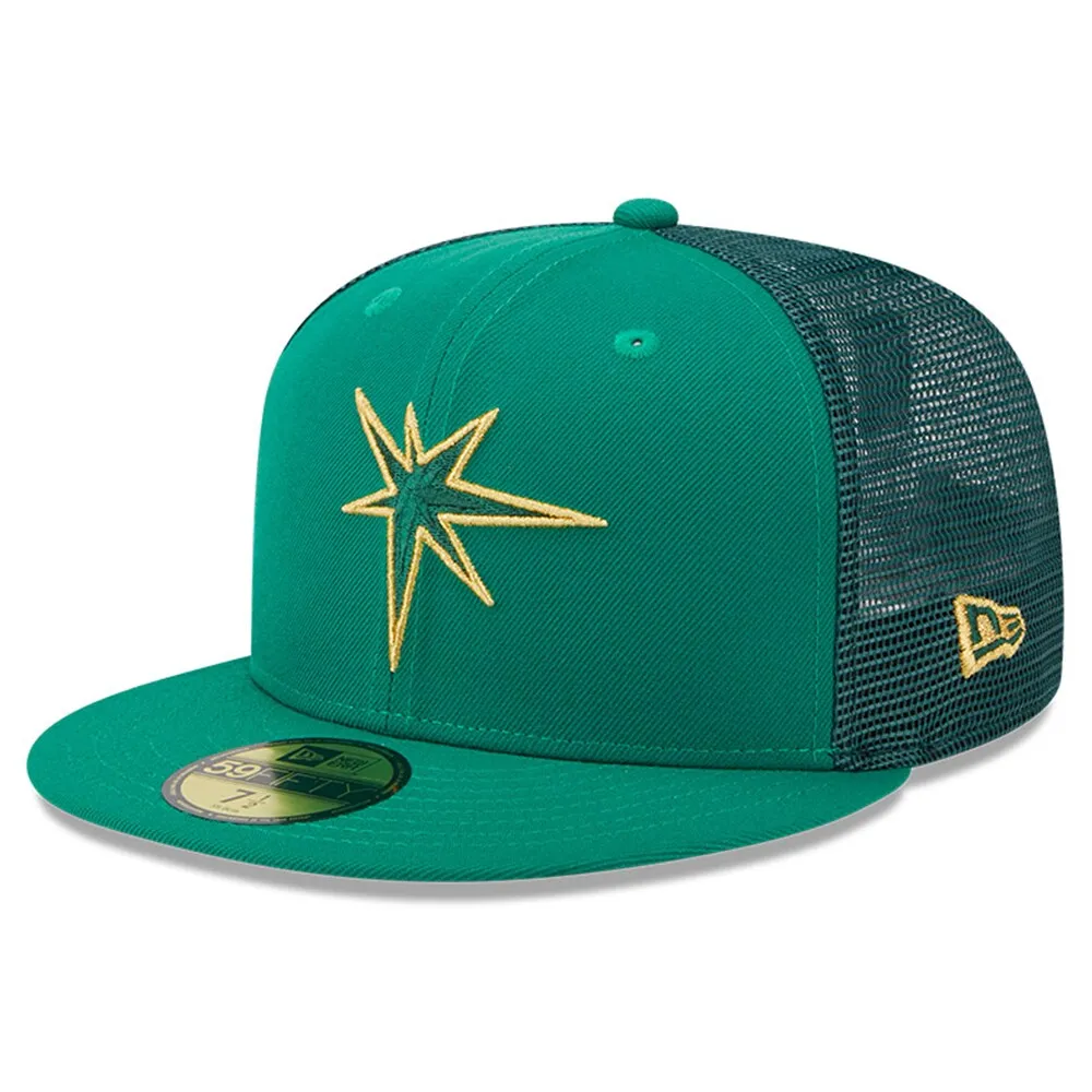 Lids Tampa Bay Rays New Era 59FIFTY Fitted Hat - Khaki
