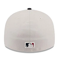 Men's New Era  Khaki/Black Tampa Bay Rays 2024 Fourth of July Low Profile 59FIFTY Fitted Hat