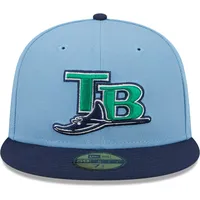 Men's Tampa Bay Rays New Era Light Blue/Navy Home Diamond Era Low