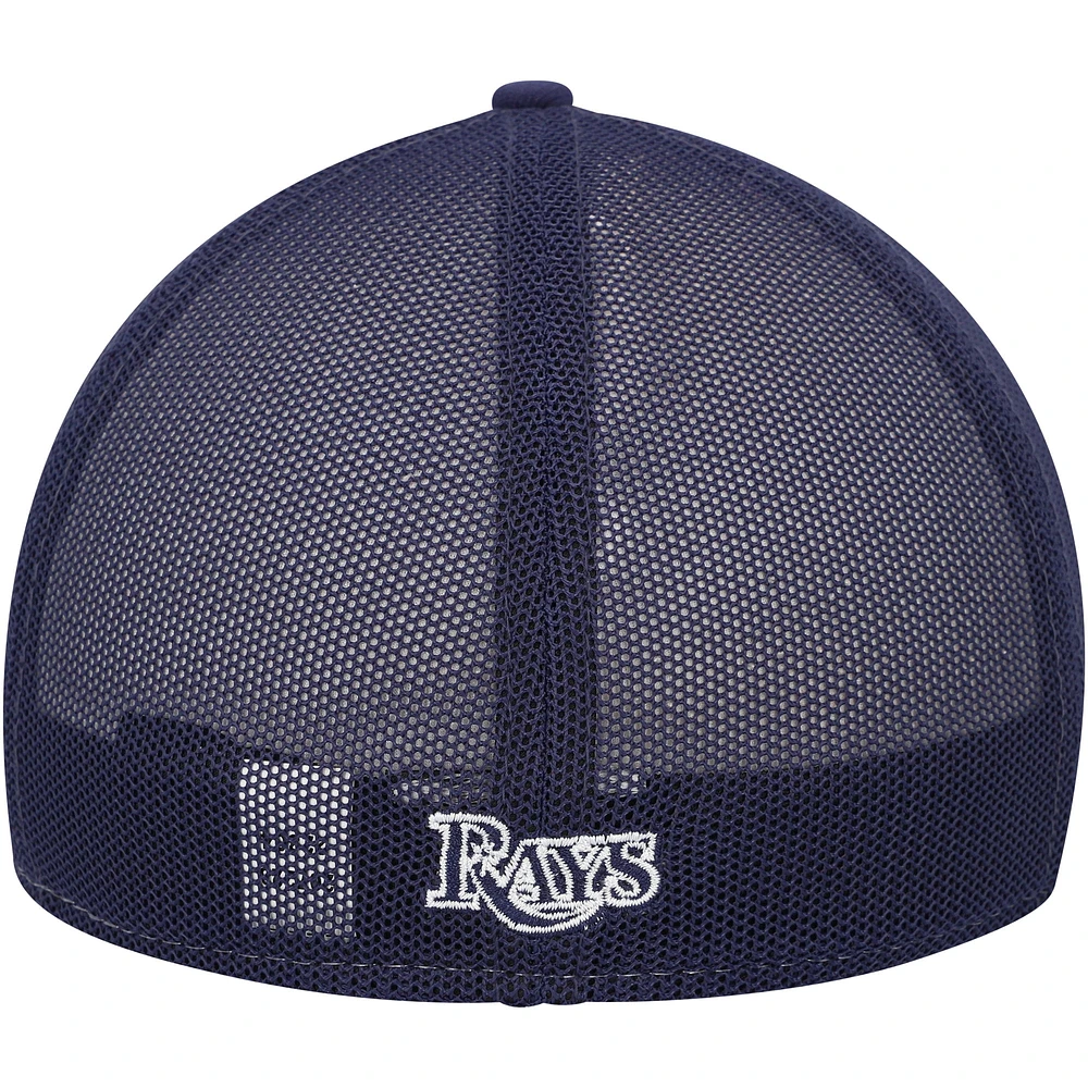 Men's New Era  Navy/White Tampa Bay Rays 2023 On-Field Batting Practice 39THIRTY Flex Hat