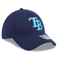 Casquette flexible 39THIRTY pour la fête des pères Rays de Tampa Bay 2024 New Era hommes, bleu marine