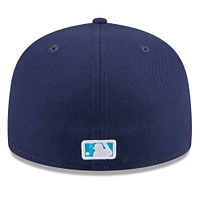 Men's New Era Navy Tampa Bay Rays 2024 Father's Day 59FIFTY Fitted Hat