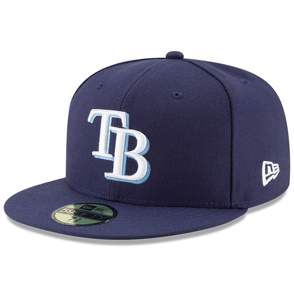 Casquette ajustée New Era Tampa Bay Rays 2024 Jackie Robinson Day 59FIFTY pour homme