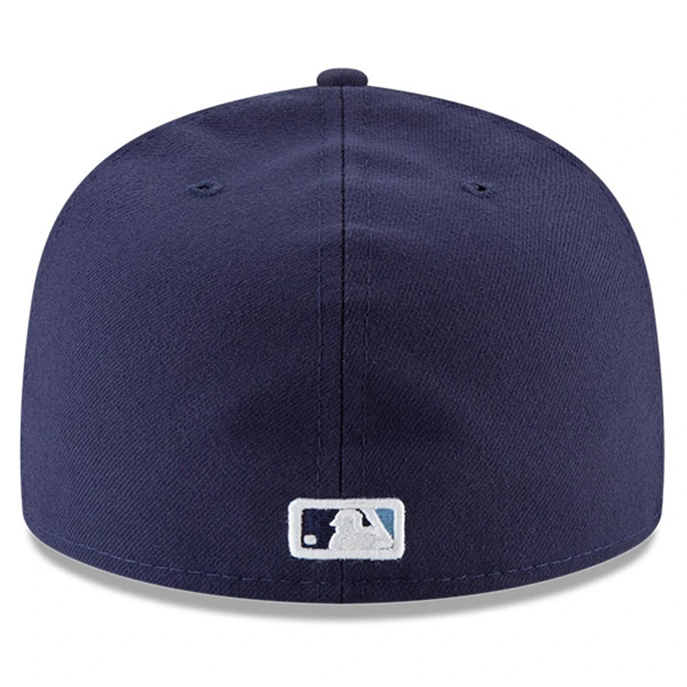 Casquette ajustée New Era Tampa Bay Rays 2024 Jackie Robinson Day 59FIFTY pour homme