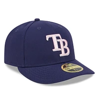 Men's New Era  Navy Tampa Bay Rays 2024 Mother's Day Low Profile 59FIFTY Fitted Hat