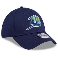 Men's New Era  Navy Tampa Bay Rays 2025 Batting Practice 39THIRTY Flex Hat