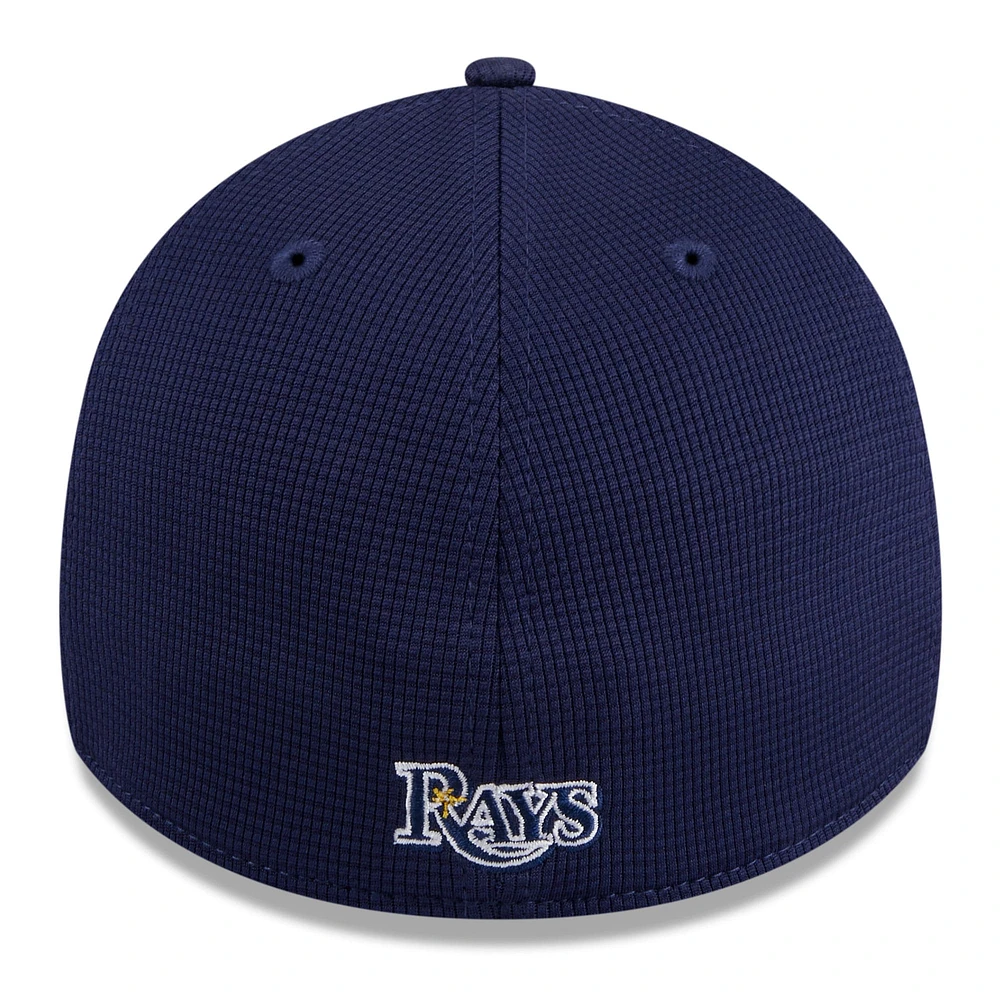 Men's New Era  Navy Tampa Bay Rays 2025 Batting Practice 39THIRTY Flex Hat