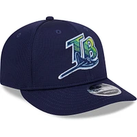 Men's New Era  Navy Tampa Bay Rays 2025 Batting Practice Low Profile 9FIFTY Snapback Hat