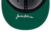 Casquette ajustée Jackie Robinson Day 59FIFTY bleu marine pour homme des Tampa Bay Rays 2025 de New Era