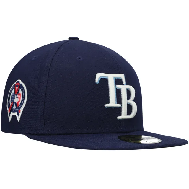 Lids Tampa Bay Rays Fanatics Branded Heritage Foam Front Trucker