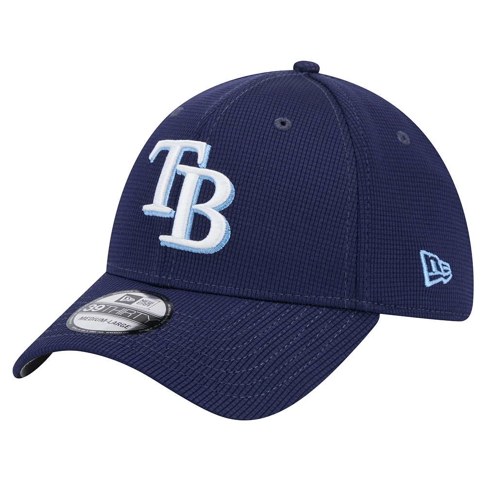 Casquette flex Active Pivot 39THIRTY New Era pour hommes, bleu marine, Tampa Bay Rays