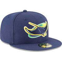 Men's New Era Navy Tampa Bay Rays Alternate Authentic Collection On-Field 59FIFTY Fitted Hat