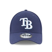 Casquette ajustable 9FORTY Tampa Bay Rays League New Era pour hommes, bleu marine