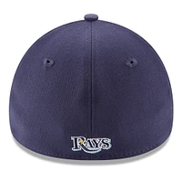 Men's New Era Navy Tampa Bay Rays MLB Team Classic 39THIRTY Flex Hat