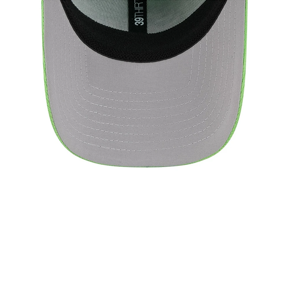 Casquette d'entraînement au bâton City Connect 39THIRTY Flex New Era pour homme, vert fluo, des Rays de Tampa Bay
