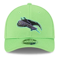 Men's New Era Neon Green Tampa Bay Rays City Connect Batting Practice 9FORTY M-Crown Adjustable Hat