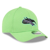 Men's New Era Neon Green Tampa Bay Rays City Connect Batting Practice 9FORTY M-Crown Adjustable Hat