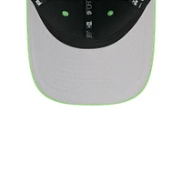 Men's New Era Neon Green Tampa Bay Rays City Connect Batting Practice 9FORTY M-Crown Adjustable Hat