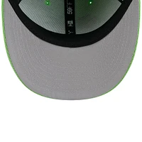 Casquette d'entraînement au bâton City Connect 59FIFTY verte fluo New Era pour homme des Rays de Tampa Bay