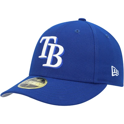 Casquette ajustée à profil bas 59FIFTY pour homme des Rays de Tampa Bay Royal New Era