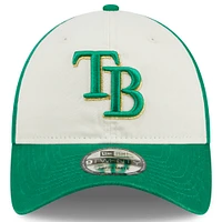 Casquette ajustable 9TWENTY Tampa Bay Rays 2024 New Era blanche/verte pour homme