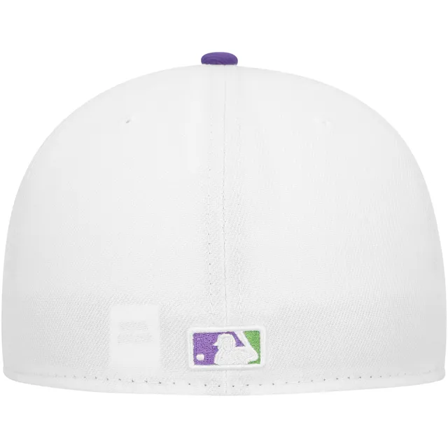 Purple Devil Rays Fitted Hats