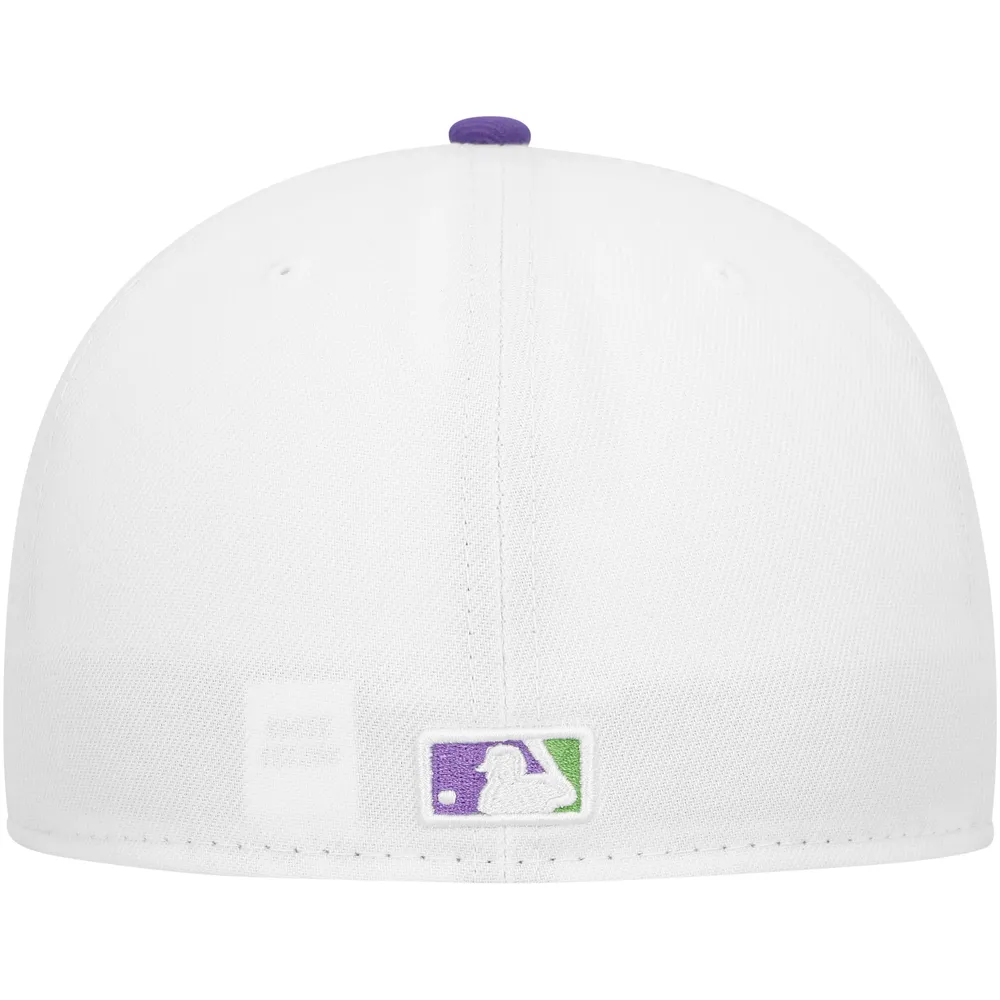 New Era Men's New Era White Tampa Bay Rays Side Patch 59FIFTY