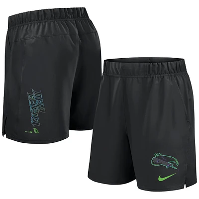 Short Nike noir Tampa Bay Rays 2024 City Connect tissé Victory Performance pour homme