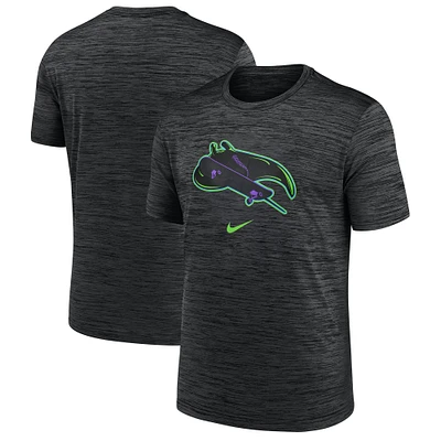 Men's Nike  Black Tampa Bay Rays Authentic Collection City Connect Velocity Performance T-Shirt
