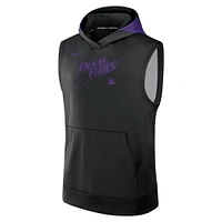 Sweat à capuche sans manches Nike Tampa Bay Rays Authentic Collection Performance pour homme, noir